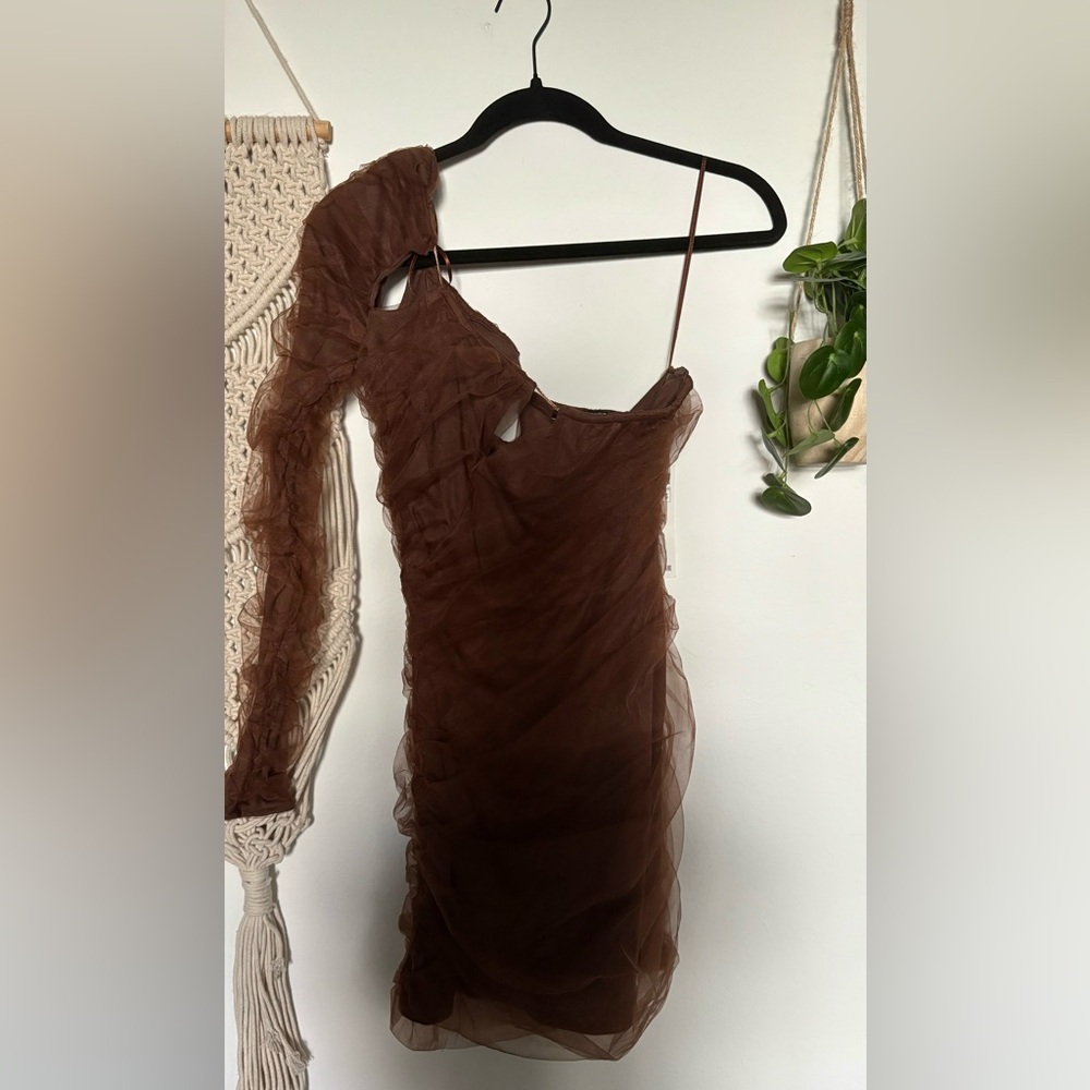NWT Zara Tulle Mesh Mini Dress
